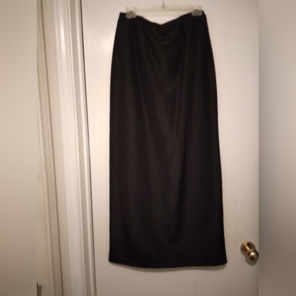Black maxi skirt